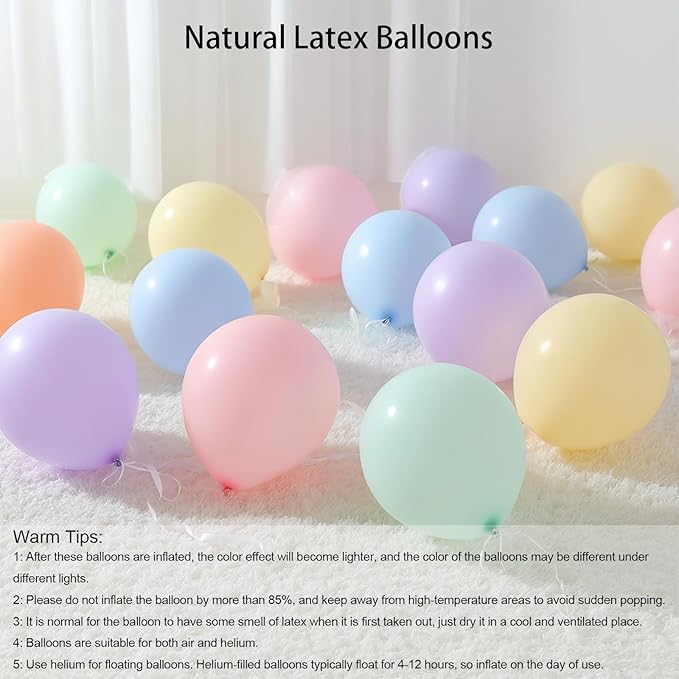 First Birthday Decorations for Girl - Complete Party Set with High Chair Banner, Party Hat, Number 1 Balloon, One Cake Topper, Latex Balloons & Birthday Banner(Pastel)