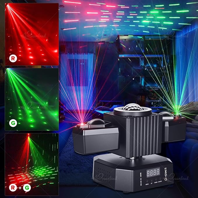 Dreamland Party Disco Light, Disco Ball Dj Light Sound Activated with Remote Control Stage Strobe for Parties KTV Christmas (Angel)