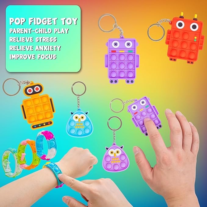 110 PCS Party Favors for Kids 4-8-12, Goodie Bags Stuffers, Treasure Box Toys for Classroom, Pinata Fillers, Prize Box Toys, Birthday Return Gifts, Treasure Chest Carnival Prizes