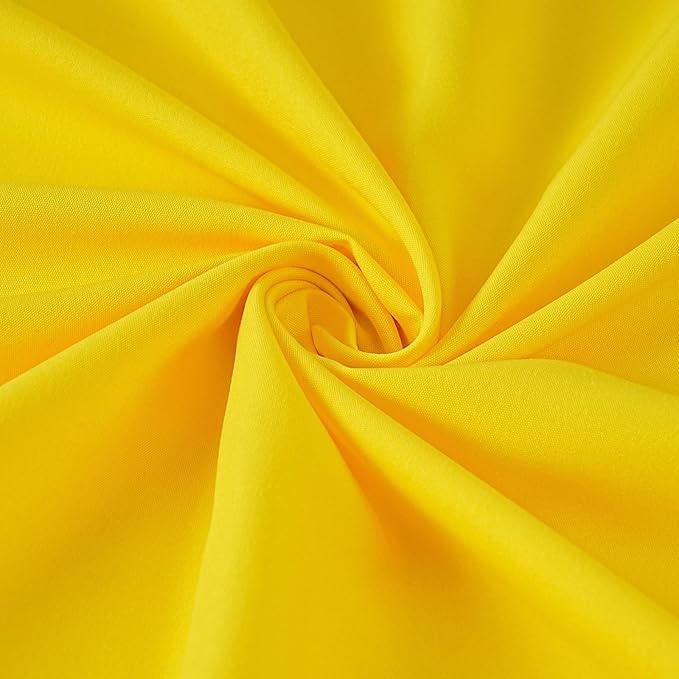 Backdrop Curtains Yellow Background: Birthday Polyester Fabric 10ftx8ft Fall Backdrops Stage Wedding Decorations Wall Draping