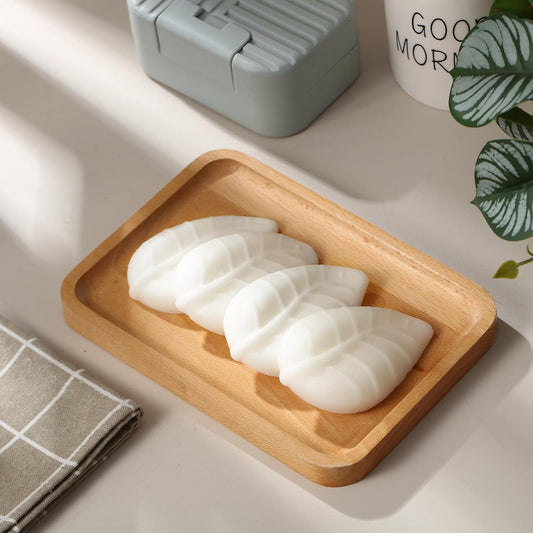 200g Bathroom Soap Decor Mini Tree Leaves Soaps for Bathroom Home Decorative Leaf Baby Shower Gifts Wedding Party Favors Bulk Bridal Shower Favors