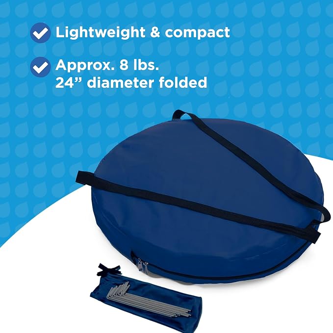 WeatherPod® Pop-Up Sports Tent 1-2 Person – Instant Setup MyPod™ Original Shark Tank All-Weather Shelter for Outdoor Sports, Rain, Wind & Cold