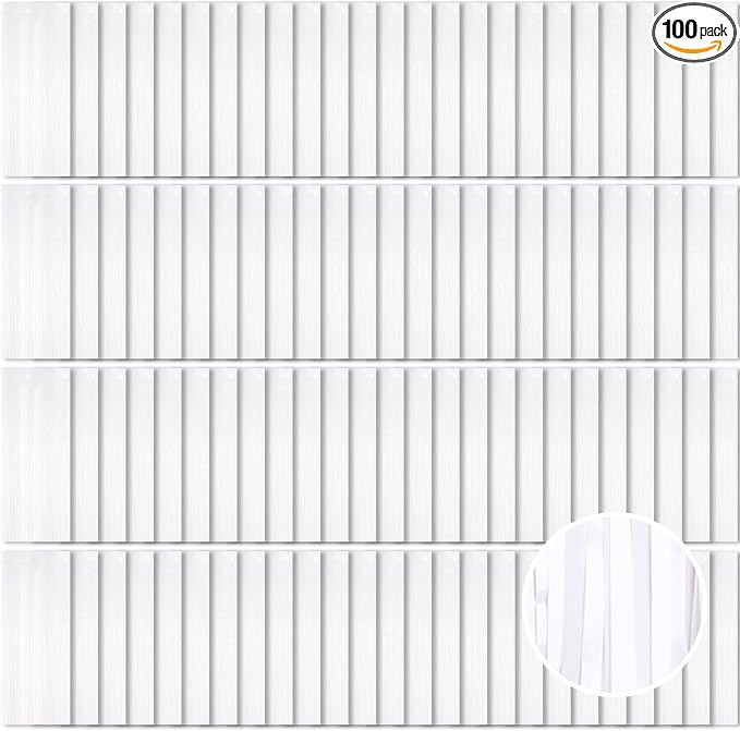 100 Pack White Foil Fringe Backdrop Curtains 3.2ft x 8.2ft Tinsel Foil Fringe Curtains for Birthday Party Decorations Photo Booth Backdrop for Halloween Christmas New Year Holiday Decorations