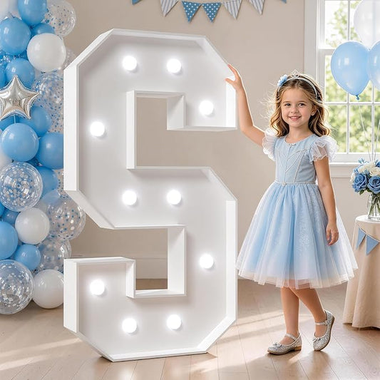 4FT Marquee Letters, Cool Light Up Letters S for Birthday Anniversary Party Decorations, Big Signs for Wedding Decor (DIY Kit)