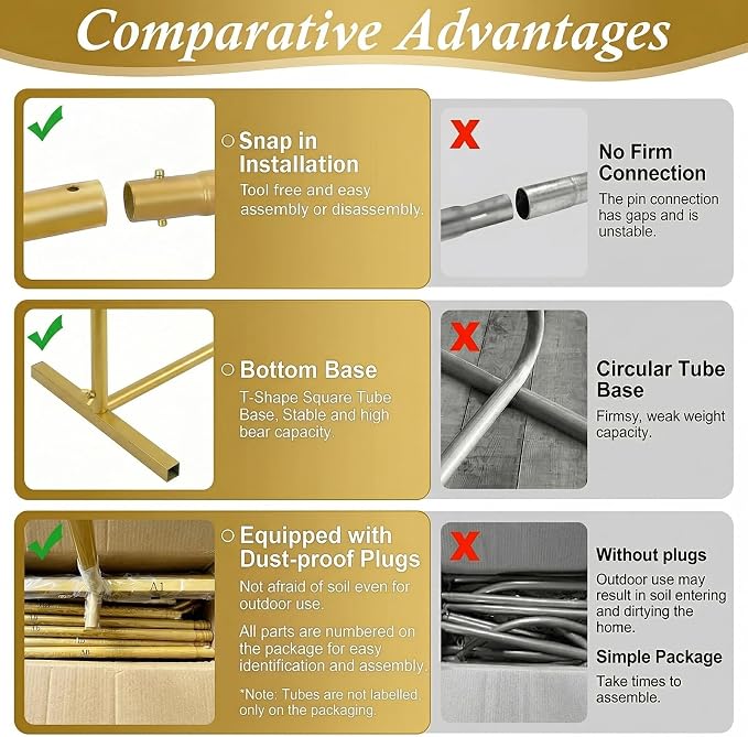 Arttown 7.2FT Gold Metal Arch Backdrop Stand and Beige Arch Cover Set Suitable for Wedding Celebrations Birthday Parties Baby Showers Graduation Ceremonies Event Decoration