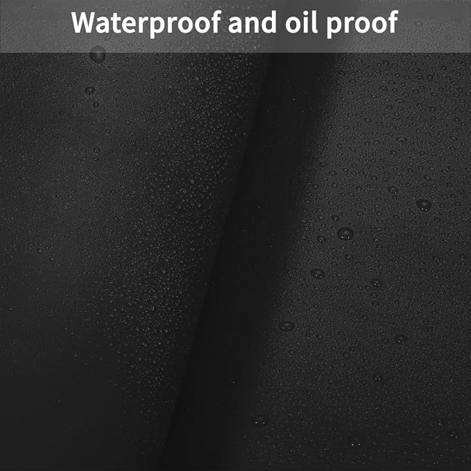 Small Round Table Cover - Can Be Used On Both Sides Waterproof and Easy to Clean Good Flatness Used for Coffee Table Dining Table(Black+Gray Dia.28Inch)