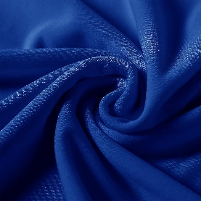 Spandex Chair Covers, 25PCS, Removable Washable Protector for Living Room, Party, Banquet, Wedding, Hotel (Royal Blue)