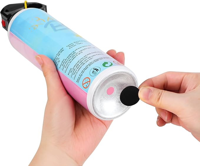 Gender Reveal Fire Extinguisher Color Blasters: 2 Pcs Blue Blaster Only for Baby Boy with Pink Smoke, Confetti Power Cannon for Gender Reveal Party