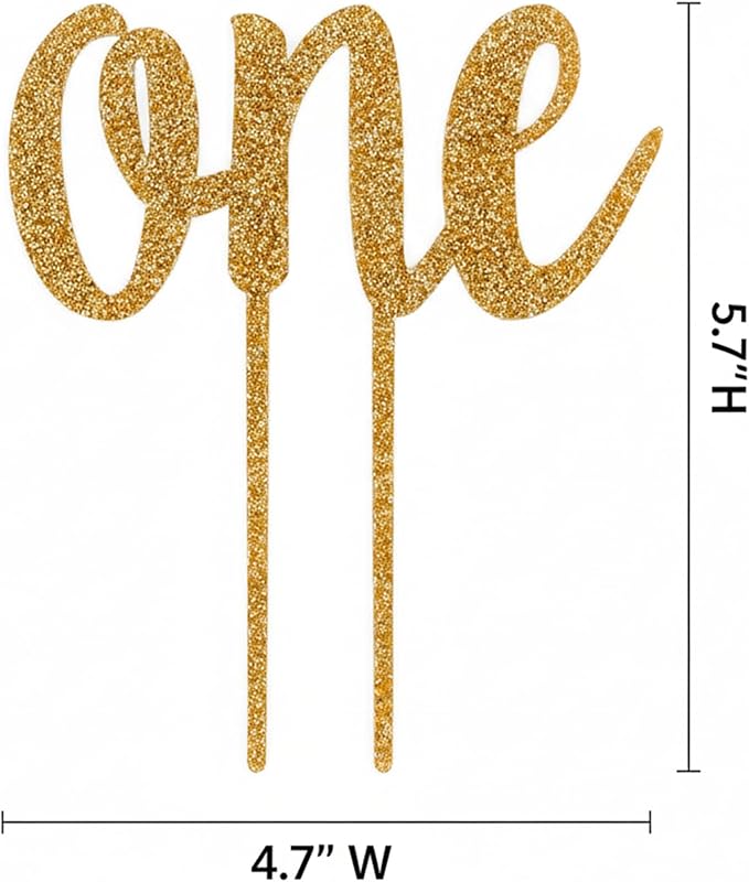 PapaKit Girls 1st Birthday High Chair Premium Decoration Set - Pink & Gold Ribbon Garland, Crown, One Banner & Cake Topper | Coquette Fairy Princess Theme | Smash Cake Photo Prop Backdrop