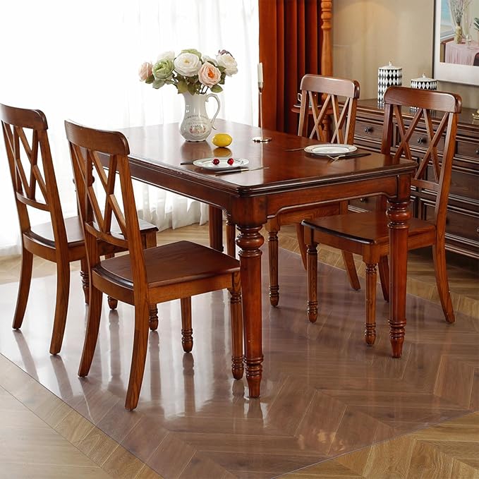 Frosted Clear Table Protector 40 x 80 Inch, 2mm Thick Plastic Table Cover, Waterproof PVC Clear Table Cover Protector, Desk Protector Mat, Writing Desk Pad for Desktop, Coffee & Dining Room Table