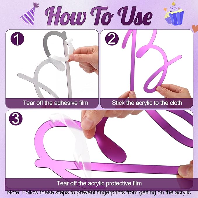 Yousoontic Happy Birthday Sign for Backdrop Large Happy Birthday Sticker Letter Acrylic Mirror Decal for Balloon Arch Wall Kpop Party, Peel Off Acrylic Film(23 x 20 Inches,Classic,Purple)