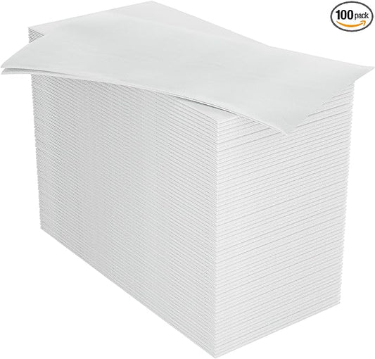 100PACK Disposable Hand Towels for Bathroom, Soft and Absorbent Paper Guest Towels Disposable Decorative Bathroom Hand Napkins for Kitchen, Parties, Weddings, Dinners