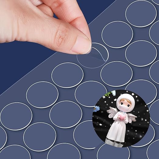 Adhesive Stick dots Two-Sided Sided Mounting Putty Stick Tack for Wall Hanging Crafts Balloons Festival Party Decorations,Clean Removable(0.59"*0.59"-150)