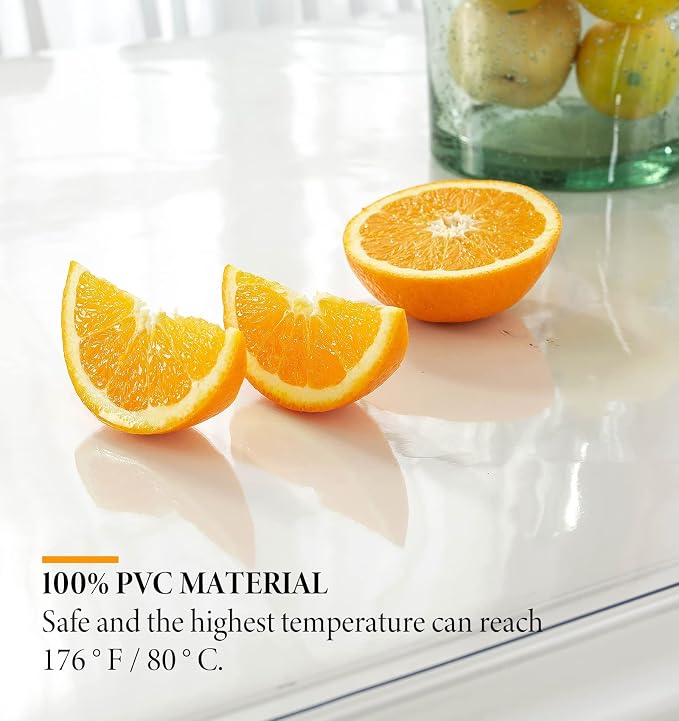 Deep Dream 1.5mm Clear Desk Cover Protector, 30×54 Inch Clear Table Protector, Rectangular Vinyl Desk Pad, PVC Plastic Table Cover for Office, Dresser, Night Stand, Computer & Writing Desk Tabletop