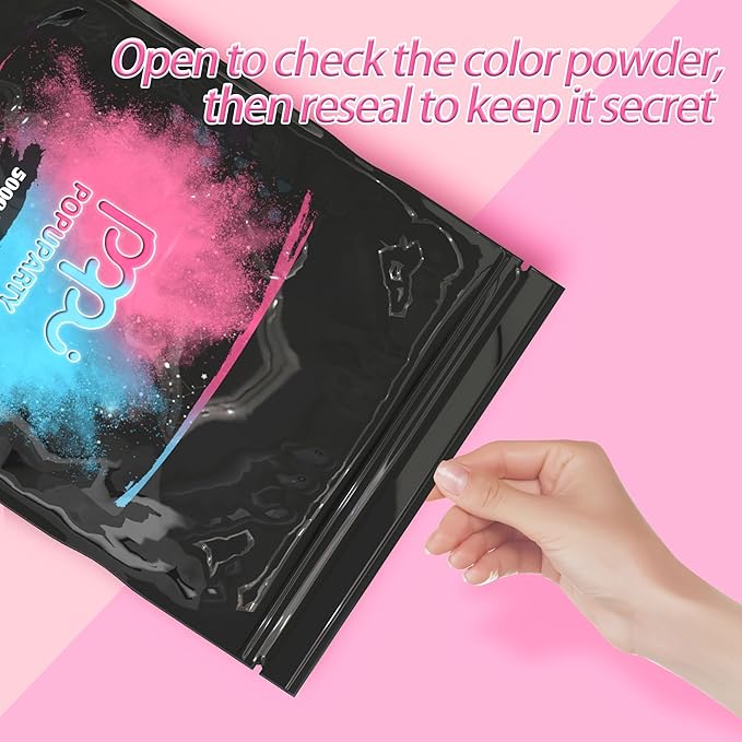 1 Pack Black-out Gender Reveal Powder- 1 lb Pink Powder – Perfect for Baby Gender Reveal, Car Burnout, Color Toss, Photoshoots, Helicopters