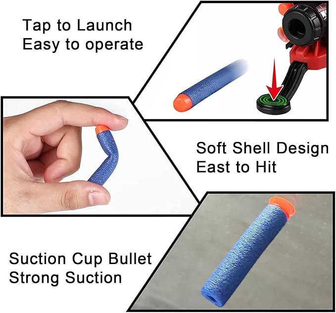 Set of 2 Spider Web Shooters Classroom Prizes for Kids Wrist Launcher Web Shooter Spider Gloves Web-Shooters fo Kids Easter Decorations Party Favors
