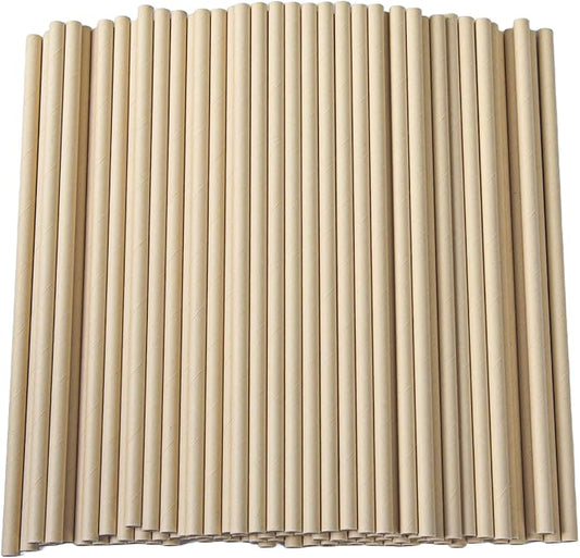 Paper Straws 200 Pack Paper Drinking Straws, Drinking Straws for Juices, Restaurants and Party supplies