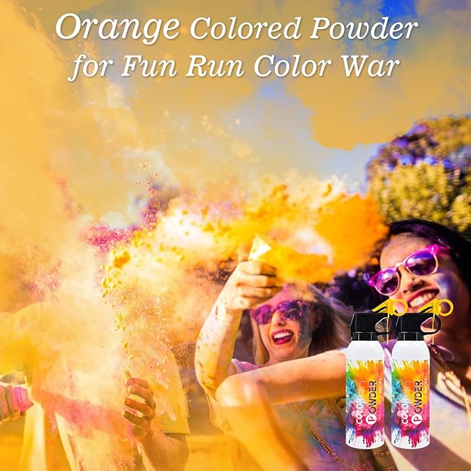 Gender Reveal Fire Extinguisher 2 Pack Orange Fog Atmosphere Smog for Baby Reveal Photoshoot Video Props Stage Mister Foggers Orange Smoke Gender Reveal Extinguishers for Birthday Wedding Party
