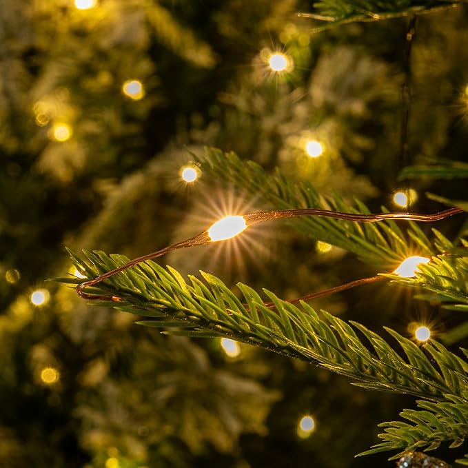 660FT Extra Long Fairy Lights Plug in Waterproof Outside High Bright Copper Wire String Lights with Remote 2000 LED for Garden, Porch, Patio, Christmas Wedding Party Decoration