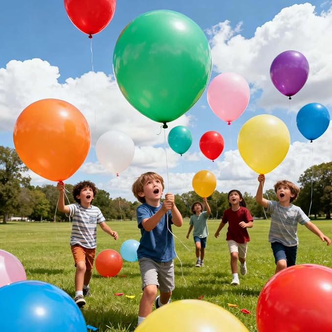 150 Pack 18-inch Large Balloons, 15 Vibrant Colors - Bulk for All Party Events Decorations