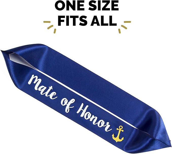 Last Sail Before the Veil” Bachelorette Sashes | 12 Pack | 1 Bride to be Sash and 11 Bride Tribe Sashes with Fun Nautical Phrases