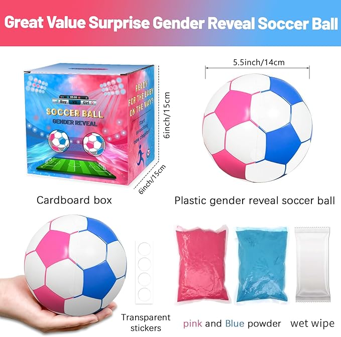 GenderRevealSoccerBall