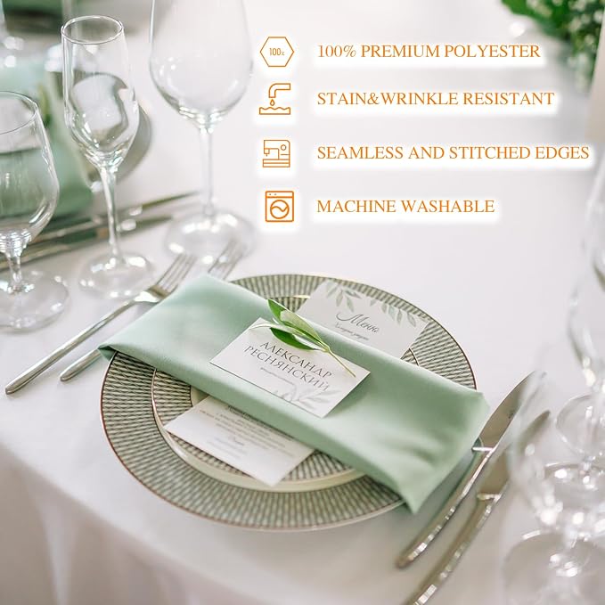 WIGENIUS 6 Pack White Table Cloth Rectangle Tablecloths 60X84 Inch,Polyester Tablecloth for 4 Foot Rectangle Tables,Wrinkle Resistant Washable Fabric Table Covers for Party,Wedding Banquet