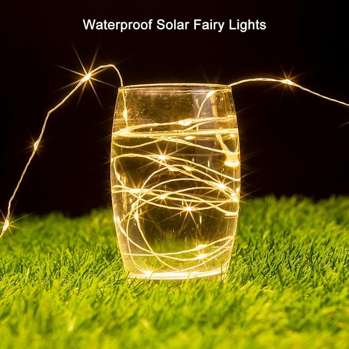 Warm White Fairy String Lights 400FT Long 1200 LED Waterproof Plug in String Lights with Remote for Living Bed Room, Backyard, Patio, Garden, Porch, Wedding or Christmas