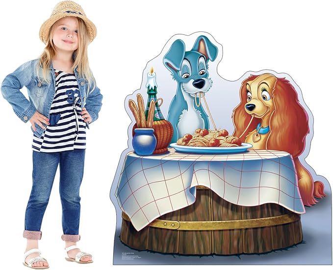 Cardboard People Lady and The Tramp Life Size Cardboard Cutout Standup - Disney's Lady and The Tramp
