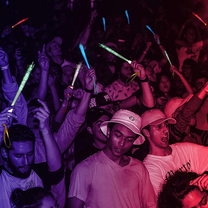 Glow Sticks Bulk, 30 Pcs LED Light Up Wands Glow Sticks with 3 Modes Colorful, Glow in The Dark Party Supplies for Wedding, Raves, Concert, Party