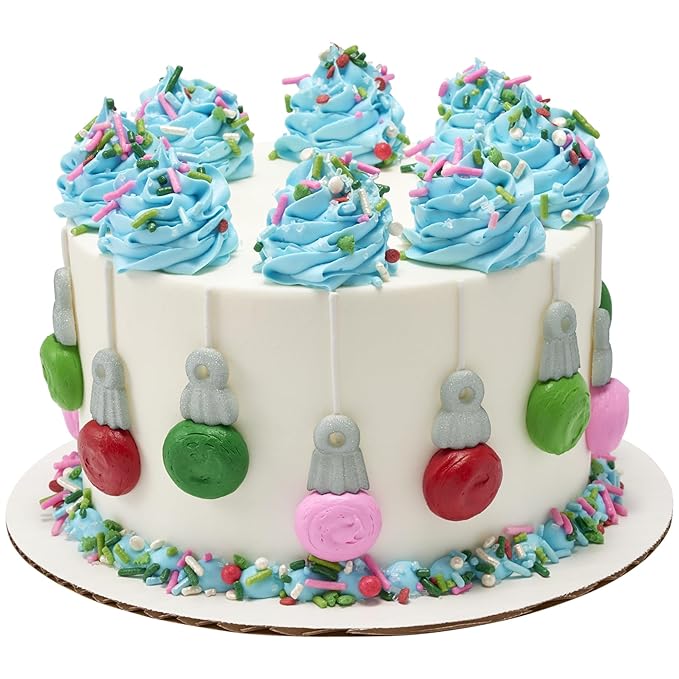 DECOPAC Merry & Bright Deluxe Fusion Mix Candy Sprinkles, 26oz, Fancy Christmas Sprinkles, Edible Festive Sprinkles For Celebration Cakes, Cupcakes, Cookies and Donuts, Multi