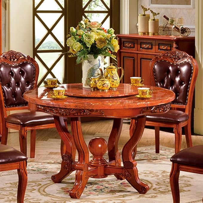 Round 48 Inch Diameter Crystal Dining Room Protector Round Clear Plastic Table Cover Mat Wipeable Vinyl PVC Table Cloths Coffee Conference Table Pad Wood Furniture Protector Table Topper Protective