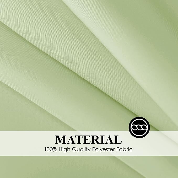 Rectangle Tablecloths 60x120 Inch 2 Pack Sage Green Tablecloth for 6ft Washable Decorative Linen Polyester Table Cloths for 8ft Dining Table Banquets Buffet Parties and Wedding