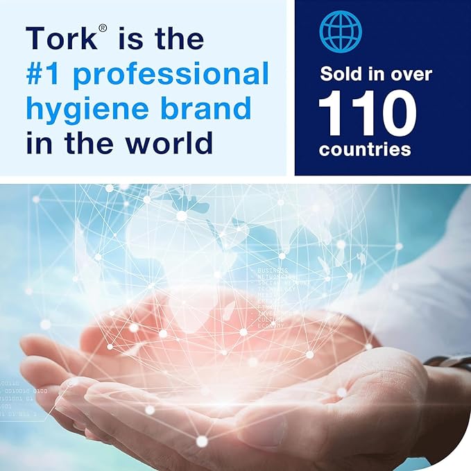 Tork Xpressnap White Dispenser Napkins N4 Advanced Interfold 1-Ply for Hygienic Dispensing 12 Packs of 500 (6000 Total) - (DX900)