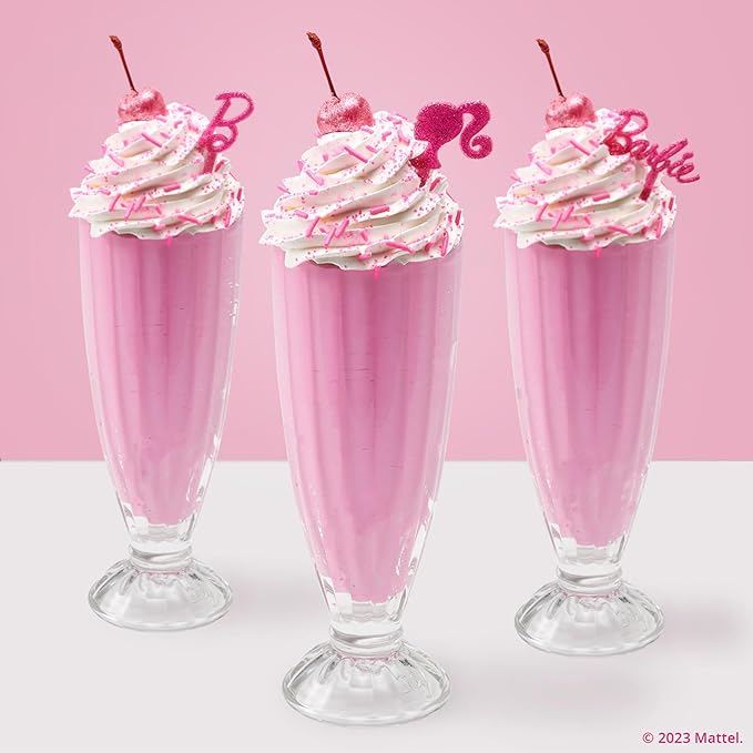 DecoPac Barbie Skewers For Cakes, Cupcakes, And More | 36 Pink Stir Sticks, Ideal For Birthday's, Parties And Celebrations. Personalize Your Baked Creations. Pack of 36