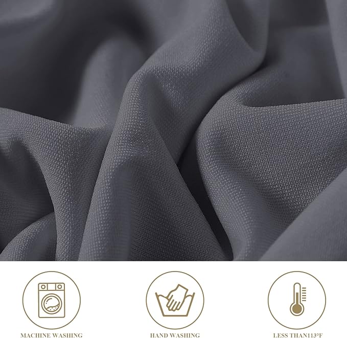 magalo 12 Pack Gray Spandex Folding Waterproof Chair Cover, Stretch Chair Cover Protector for Wedding, Party, Dining Banquet and Other Special Events