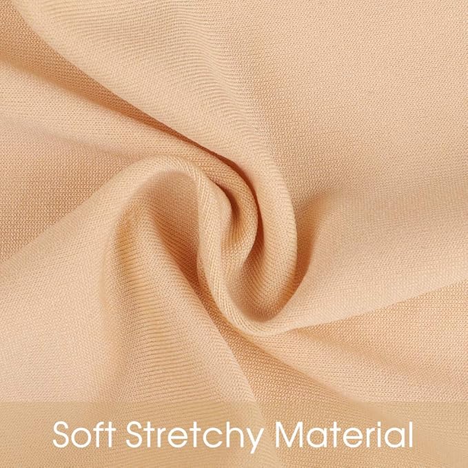 Pack of 100 Stretch Sequin Chair Sashes Chair Bands One-Sided Sequins Decor for Hotel Wedding Reception Party Event Chair Cover Decoration 4"x16" - Light Gold