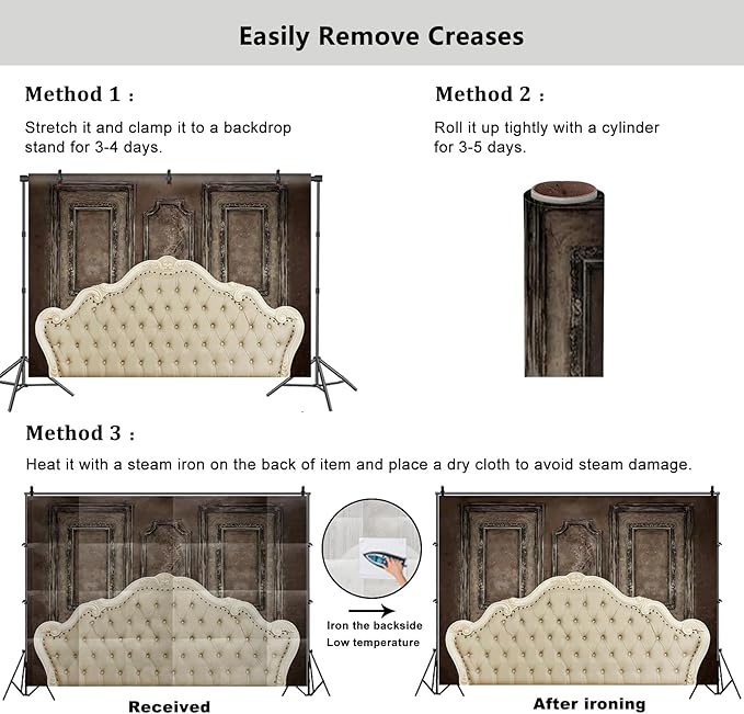YongFoto Retro European Style Wall Texture Backdrop 20x10ft Classic Nordic Royal Sofa Headboard Pattern Photography Background Bridal Shower Wedding Party Banner Room Decor Portraits Photoshoot Props