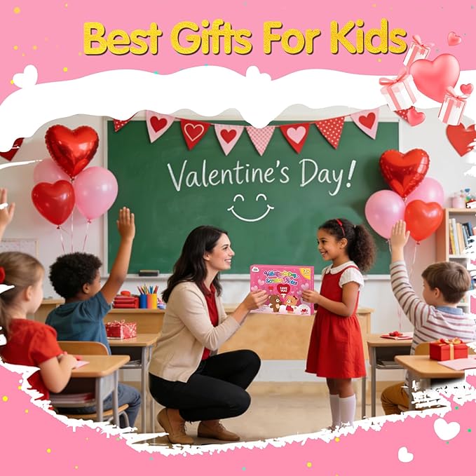 ZMLM Valentines Day Gifts Kids Classroom: 24 Pack Scratch Rainbow Art Notebook Paper, Birthday Party Favors For Kids 4-8, Bulk Goodie Bags Stuffers, Student Prizes From Teacher, Kindergarten Toy