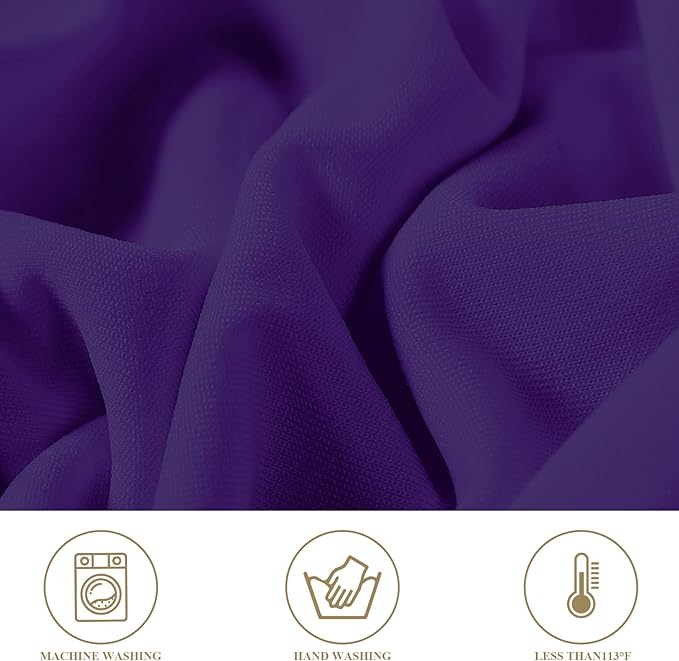 magalo 20 Pack Purple Spandex Folding Waterproof Chair Cover, Stretch Chair Cover Protector for Wedding, Party, Dining Banquet and Other Special Events