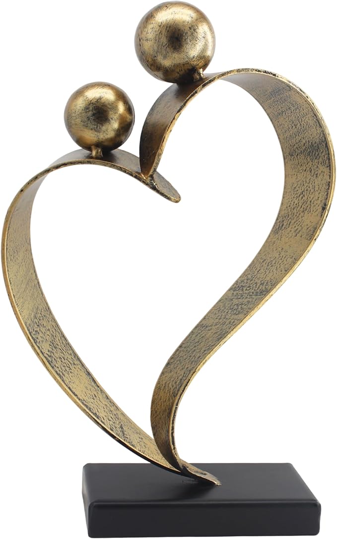 Bronze Metal Rose for Girlfriend Wife Women in Her Birthday Wedding Valentine's Day