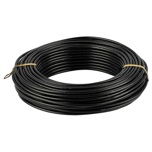 Fashewelry 82 Feet 9 Gauge Aluminum Wire Black Bendable Metal Craft Wire for Beading Jewelry Craft Making