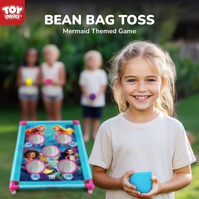 TOY Life Bean Bags Toss Game, Cornhole, Outdoor Toys for Kids Ages 4-8, Corn Hole, Cornhole Set, Sports & Outdoor Play Toys, Outside Toys for Kids Ages 4-8, Outdoor Activities for Kids, Backyard Toys