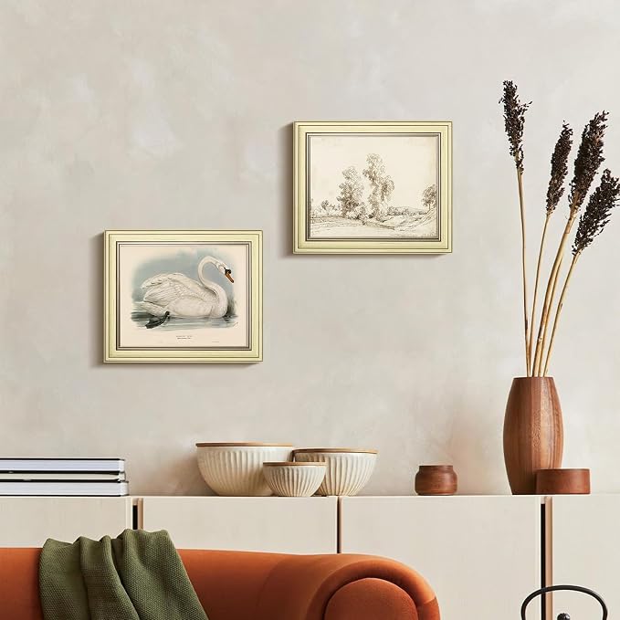 8x10 Picture Frame - Vintage Picture Frames for Tabletop & Wall Mount, 8 x 10 Photo Frame for Living Room, Bedroom, Office Décor & Father's Day Graduation Wedding Gift