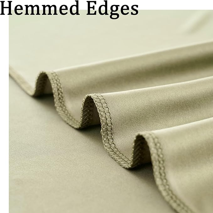 30ft x 10ft Wrinkle Free Sage Green Backdrop Curtains for Parties, Thick Polyester Photo Backdrop Drapes for Wedding Birthday Party Photography Background, 6 Panels 5x10ft