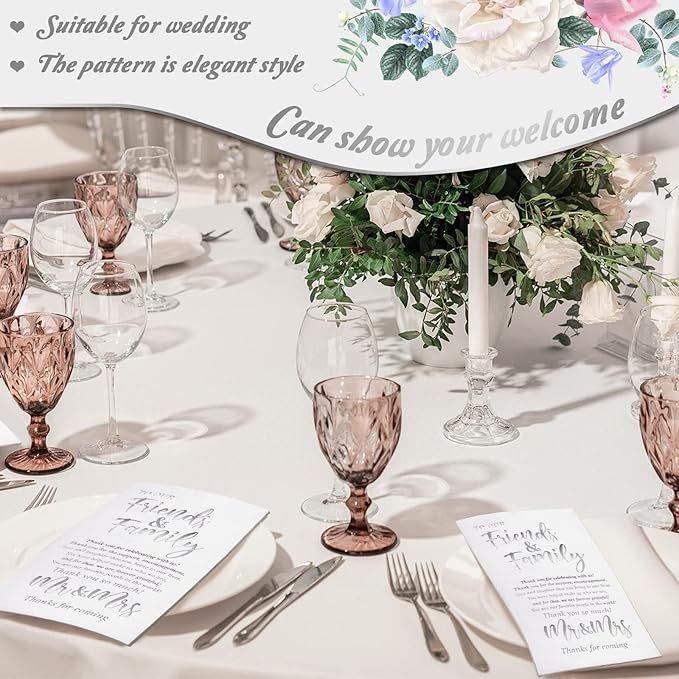 100 Pcs Wedding Napkins Mr & Mrs Dinner Napkins for Reception Disposable Decorative Towels for Wedding Shower Banquet Rehearsal Dinner Decor (Silver)