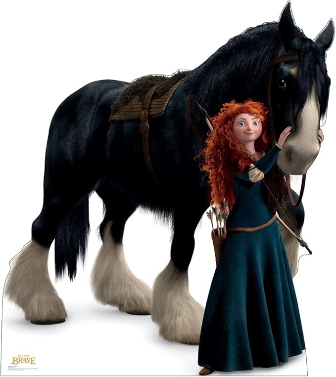 Cardboard People Merida & Angus Life Size Cardboard Cutout Standup - Disney Pixar's Brave