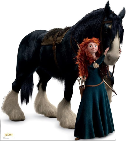 Cardboard People Merida & Angus Life Size Cardboard Cutout Standup - Disney Pixar's Brave