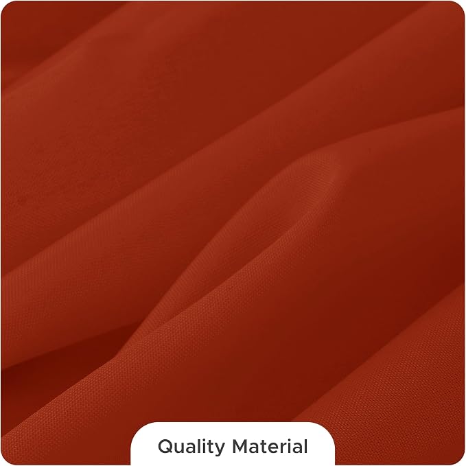 Fitable 8 Pack Rectangle Tablecloths: Stain Resistant Wrinkle Free Table Clothes, Washable Reusable Polyester Table Covers for Wedding Party Birthday Banquet Reception(Rust, 60x102 Inch)