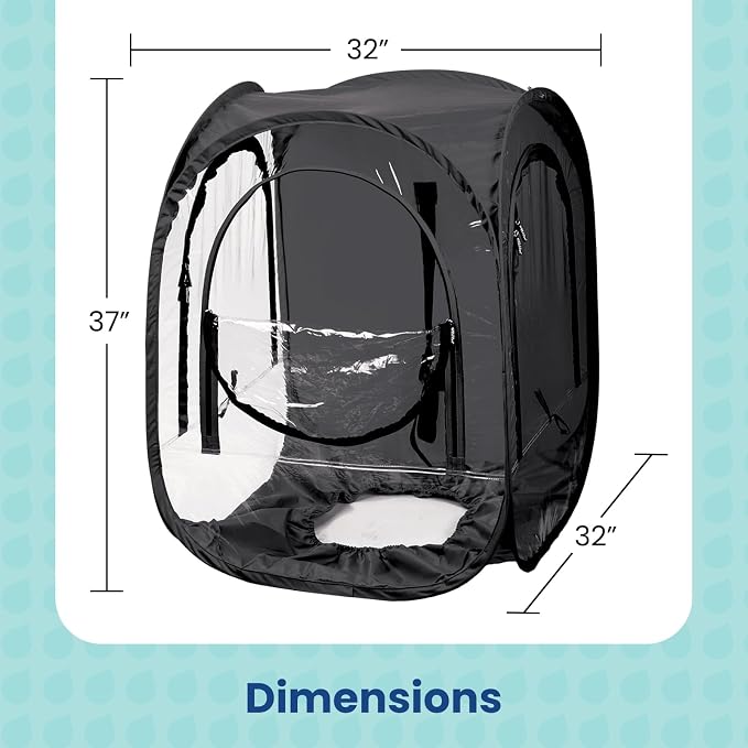 WeatherPod® ChairPod® The Original Pop-Up Pod - 1 Person Wearable Pod for Wheelchairs, Folding Chairs, Camping Chairs, Offers Protection from The Wind, Rain, and Cold - Chair Tent for Sports